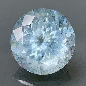 Aquamarine 6.32cts Round 12.4  AQ037
