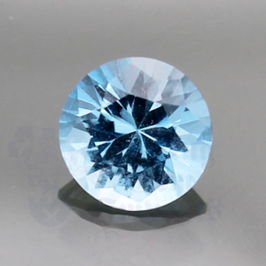 Aquamarine 1.25ct Round 7.5 "Hyper Blue" AQ043