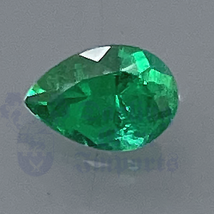 EMERALD 0.38cts Pear 5.9X4 EM003