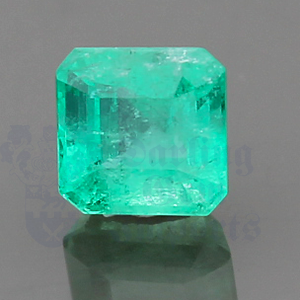 EMERALD 1.53cts Emerald Cut 6.6X6.5 Brilliant EM076