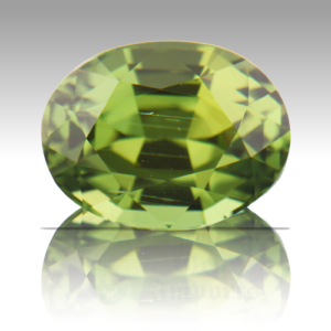 SAPPHIRE 2.24ct Oval 8.2x6.2 Green GRS005