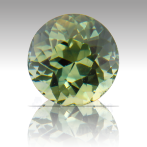 Sapphire 1.11ct Round 5.9 Green GRS014