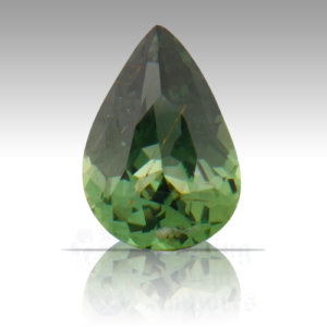Sapphire 1.33ct Pear 8.7x6 Green GRS015