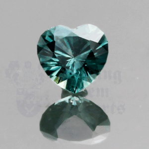 Sapphire .51ct Heart 5 Montana MTS026