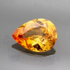 Sapphire 1.31ct Pear 8x6 Orange ORS010
