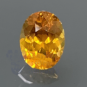SAPPHIRE 1.13ct Oval 7x5.1 Orange (AGL) ORS014