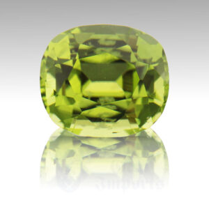 Peridot 3.33ct Cushion 9.6x8.4 PE034