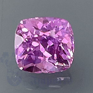 SAPPHIRE 1.50ct Cushion 6x5.6 Pink PKS010