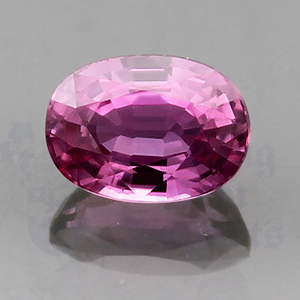 SAPPHIRE 1.50ct Oval 7.3x5.2 Pink PKS032