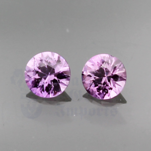 SAPPHIRE .82ct Round 4.5 Match Pair PKS035