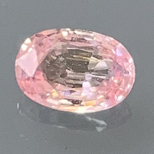 SAPPHIRE 0.58cts Oval 6x4 Peach PS004