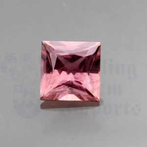 SAPPHIRE .78ct Princess 5.2 Peach PS008
