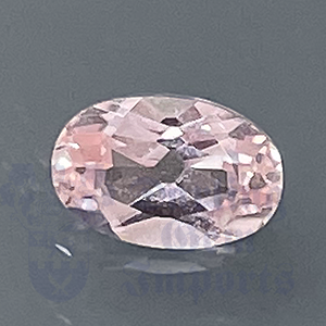 SAPPHIRE .62ct Oval 6x4 Peach PS009
