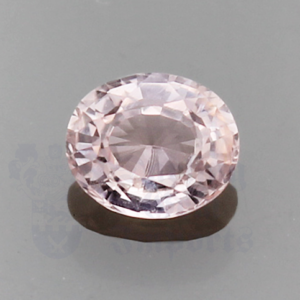SAPPHIRE 1.03cts Oval 6.6x5.6 Peach Champagne PS010