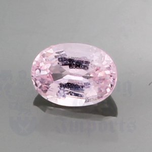 SAPPHIRE 0.98cts Oval 6.7x4.9 Pastel pink PS022