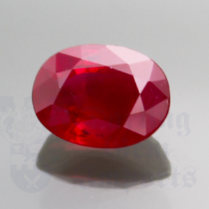 RUBY 1.61cts Oval 7.4x5.6 RU005