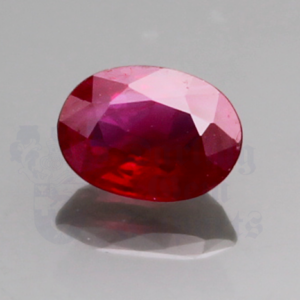 RUBY 1.25cts Oval 7.3x5.3 RU009