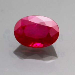 RUBY 1.47cts Oval 7.4x5.3  RU013