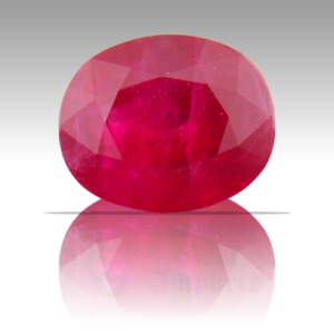 RUBY 1.55cts Oval 7.1x5.8  RU018