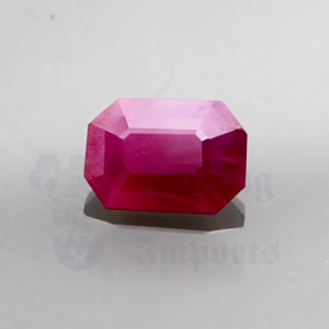RUBY .96ct Emerald Cut 6.9x4.8 RU020