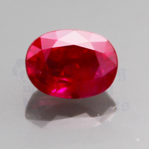 RUBY 1.23cts Oval 6.9x5  RU026