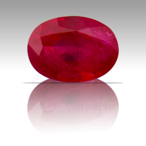 Ruby 1.18ct Oval 7.5x5.4 RU027
