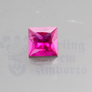 RUBY .35ct Princess 4 RU028