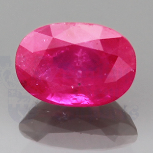 RUBY 1.98cts Oval 8.6X6 RU029