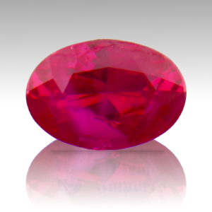 RUBY 1.02ct Oval 7.3x5 RU031