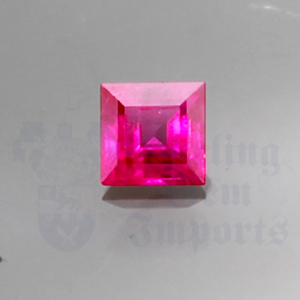 RUBY .53ct Square 4.4 RU036