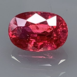 RUBY 2.75cts Oval 9.5x6.3 **LEAD GLASS!!** BOS073