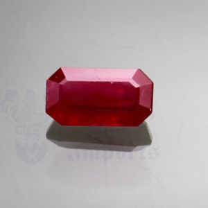 RUBY .58ct Emerald Cut 6x3.4 RU041