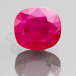 RUBY 4.55cts Cushion 10.9x10.1 RU044