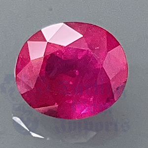 RUBY 1.42cts Oval 6.8x5.9 RU057