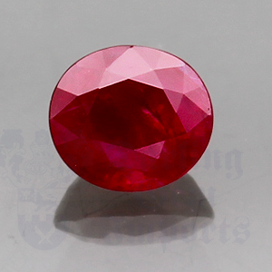 RUBY 1.16cts Oval 6.2x5.5  RU059