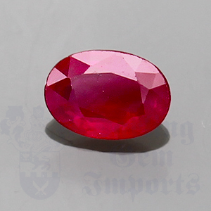 RUBY 0.92cts Oval 7.2x5.1 RU061