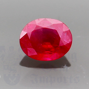 RUBY 0.6cts Oval 5.5x4.5 RU081