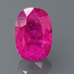 RUBY 1.29cts Cushion 7.4x5.4  RU087