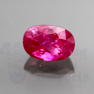 RUBY 0.9cts Oval 6x4.1 RU097