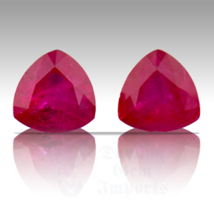 Ruby 1.57ctw Trillion 5.5 Pair RU111