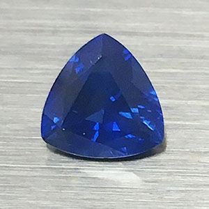 Sapphire 1.39cts Trillion 7 Medium blue SA013