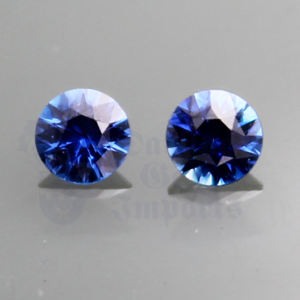 Sapphire .77ct Round 4.5 Match Pair SA023