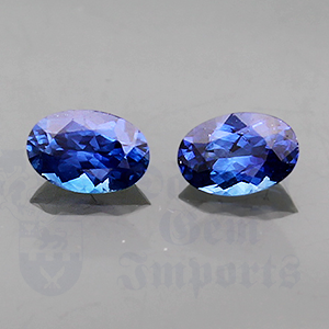 Sapphire 1.0ctw Oval 6x4 Pair SA038
