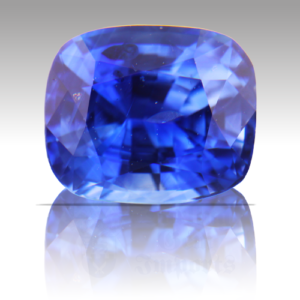 Sapphire 1.52ct Cushion 6.8x5.7 "Cornflower" SA054