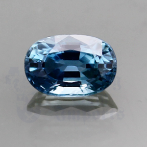 Sapphire 1.31cts Oval 7.4x5 Grey-Blue SA134