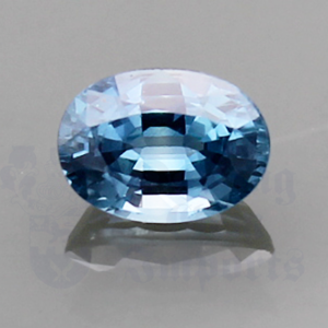 Sapphire 1.3cts Oval 7.2x5.3 Blue/Grey SA146