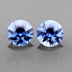Sapphire .93ct Round 4.75 Match Pair SA188