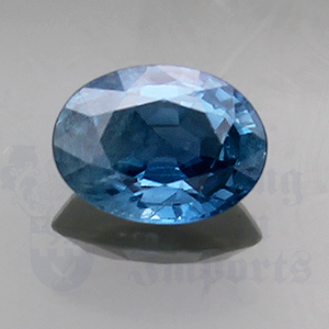 Sapphire 1.16cts Oval 7.2x5.4 Grey-Blue SA222