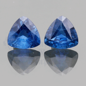 Sapphire 1.75ct Trillion 6.2-6.3 Pair SA258