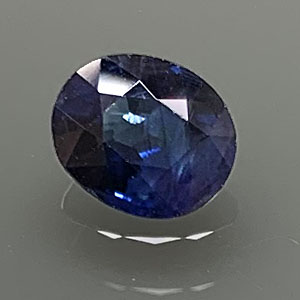 Sapphire 1.27cts Oval 7x6 Deep blue SA261